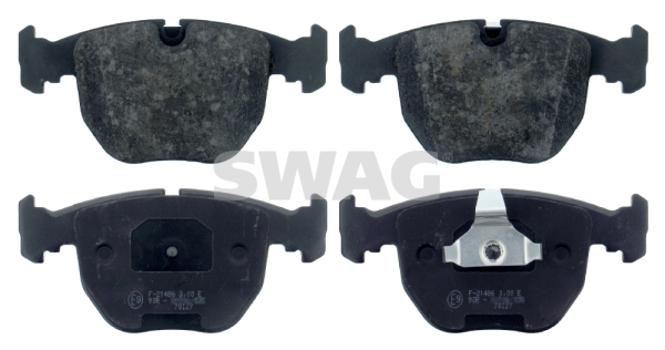 set placute frana,frana disc 20 91 6345 SWAG